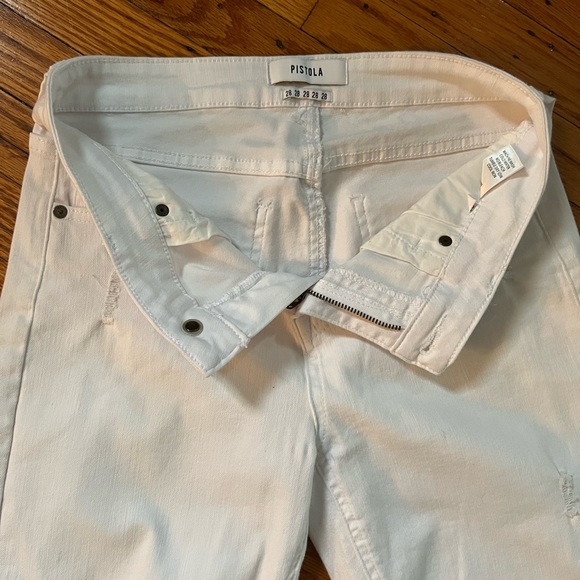 Pistola white ripped jeans size 28 - Picture 3 of 7